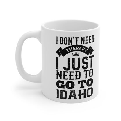 Idaho Therapy Mug - Inspirational Coffee Cup for Travel Lovers - Image 3