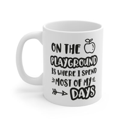 Playground Enthusiast Mug - Fun 11oz Ceramic Cup for Teachers and Kids - Image 3