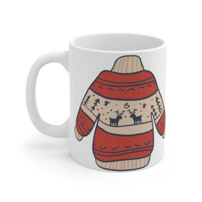Cozy Sweater Mug - 11oz Holiday Coffee Cup - Image 3