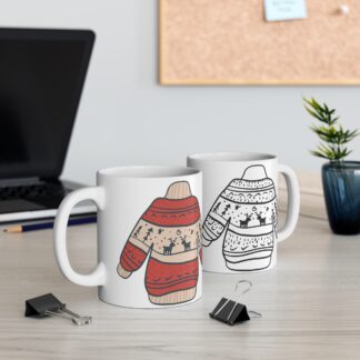 Cozy Sweater Mug - 11oz Holiday Coffee Cup