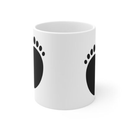 Baby Foot Prints | Ceramic White Mug 11oz - Image 2
