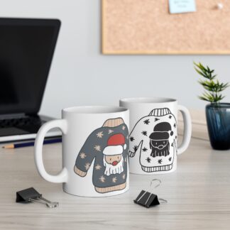 Cute Christmas Sweater Mug - 11oz Holiday Coffee Cup