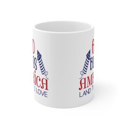 Patriotic 11oz Mug - "God Bless America" Design - Image 2