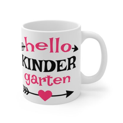 Hello Kindergarten Mug - Fun Teacher Gift, Back to School Coffee Cup - Image 4