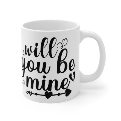 Romantic 11oz Mug - "Will You Be Mine?" Gift for Valentine's Day - Image 4