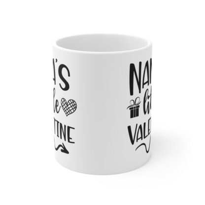 Nana's Little Valentine Mug - 11oz Ceramic Coffee Cup Gift for Grandparents - Image 2