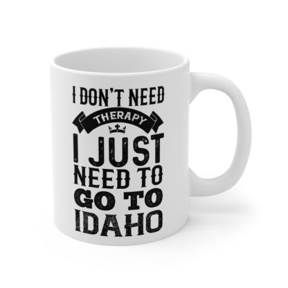 Idaho Therapy Mug - Inspirational Coffee Cup for Travel Lovers - Image 4