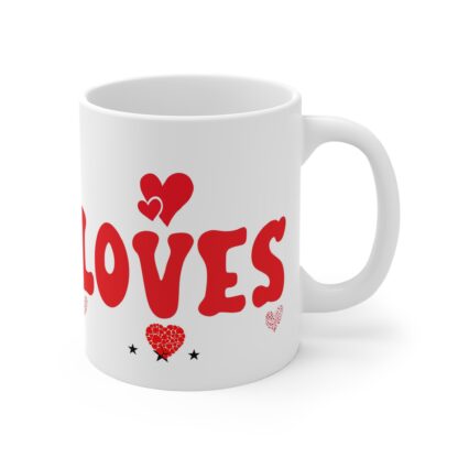 Love Themed 11oz Mug - Perfect Gift for Valentine's Day & Anniversaries - Image 4