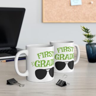 First Grade Fun Mug - Cool Sunglass Design - Perfect Teacher Gift