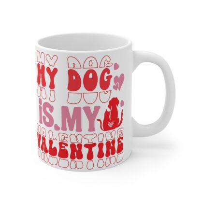 Valentine's Day Dog Lover Mug - 11oz Cute Pet Gift - Image 4