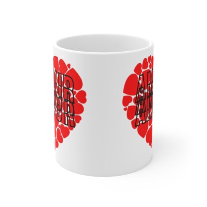 Love Heart Mug | Valentine's Gift, Romantic Coffee Cup, Cute Tea Mug, Amour Design, Heart-Themed Drinkware - Image 2