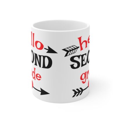 Hello Second Grade Mug - Fun Teacher Gift for Classroom and Back to School - Image 2