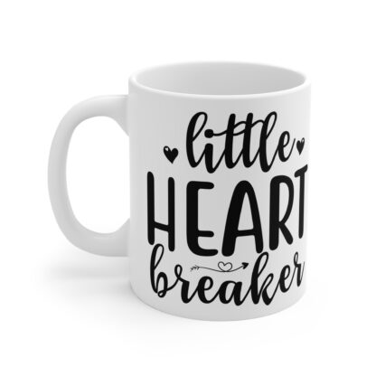 Cute Little Heartbreaker Mug for Kids, Valentine’s Day Gift, Sweetheart Gift, Coffee Tea Mug, Fun Cup for Little Ones - Image 3