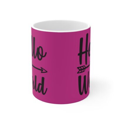 Hello World Mug, Personalized Coffee Cup, Inspirational Gift, Cute Kitchen Decor, Affirmation Mug, Gift for New Parents - Image 2