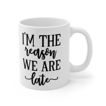 Humorous Coffee Mug for Late Risers, Funny Gift for Friends, Office Mug, Birthday Present, Casual Daily Use - Image 4