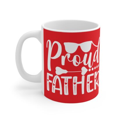 Proud Father Mug, Father's Day Gift, Personalized Coffee Cup, Dad's Birthday Present, Unique Father's Day Idea, Family Coffee Mug - Image 3
