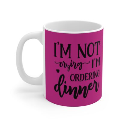 Funny Dinner Mug, Quirky Kitchen Gift, Humor Coffee Cup, Perfect for Food Lovers, Unique Gift Idea - Image 3