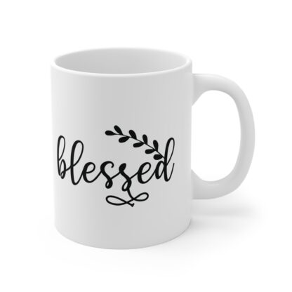 Blessed Coffee Mug, Inspirational Gift, Housewarming Present, Prayer Mug, Faithful Drinkware, Religious Home Decor - Image 4