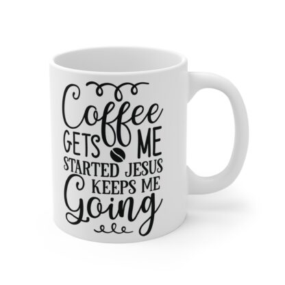 Inspirational Coffee Mug, Motivational Gift, Office Mug, Coffee Lover's Cup, Faith-Based Drinkware - Image 4