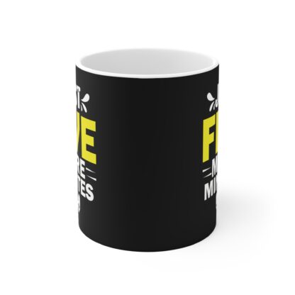 Just Five More Minutes Gaming Mug | Coffee Lover Gift | Gamer Mug | Black Ceramic Cup | Fun Office Decor | Birthday Present - Image 2