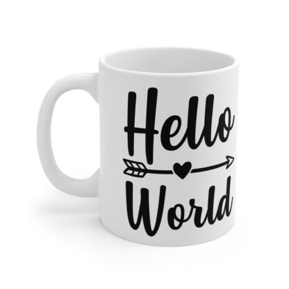 Hello World Mug, Personalized Coffee Cup, Inspirational Gift, Cute Kitchen Decor, Affirmation Mug, Gift for New Parents - Image 3