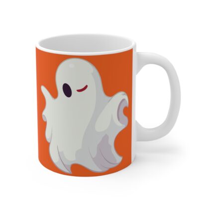 Cute Ghost Mug for Halloween Celebration, Spooky Coffee Cup, Fun Gift for Ghost Lovers, Trick or Treat Mug, Whimsical Home Decor - Image 4