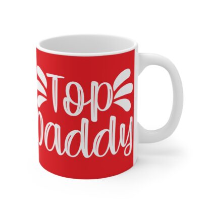 Funny Top Daddy Mug - Perfect Gift for Father’s Day, Birthday, New Dad, Coffee Lover, or Home Office Decor - Image 4