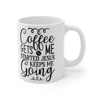 Coffee-Themed Inspirational Mug | Faith & Brew | Perfect Gift for Coffee Lovers, Jesus Lovers, Motivational Quotes, Morning Routine - Image 4