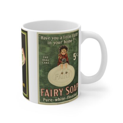 Vintage-Inspired 11oz Coffee Mug, Nostalgic Mug, Retro Tea Cup, Gift for History Buffs, Collectible Drinkware - Image 4