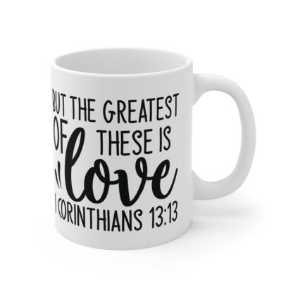 Love Quote Mug, Inspirational Coffee Cup for Friends, Gift for Weddings, Christian Home Decor - Image 4