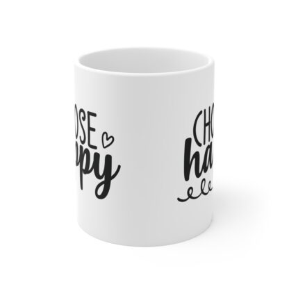 Choose Happy Mug: Uplifting Coffee Cup, Gift for Friends, Positive Vibes, Inspirational Tea Mug, Motivational Drinkware - Image 2