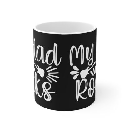 Cool Dad Mug, Father's Day Gift, Guitar Lover's Cup, Unique Coffee Mug, Best Dad Ever Announcement - Image 2