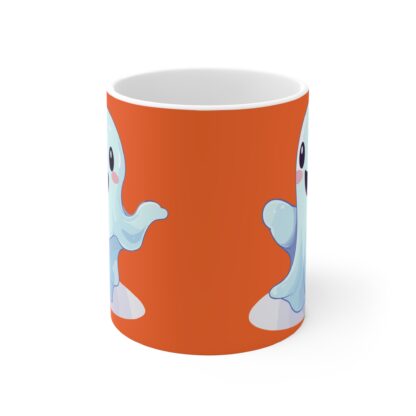 Cute Ghost Mug, Halloween Coffee Cup, Ghost Themed Gift, Whimsical Drinkware, Spooky Home Decor, Fun Fall Mug - Image 2