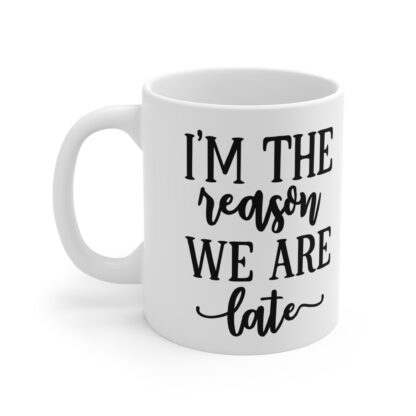 Humorous Coffee Mug for Late Risers, Funny Gift for Friends, Office Mug, Birthday Present, Casual Daily Use - Image 3