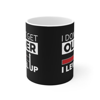 Funny Level Up Coffee Mug, Gaming Gift, Birthday Present, Humorous Drinkware, Video Game Lover Decor - Image 2