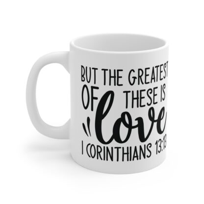 Love Quote Mug, Inspirational Coffee Cup for Friends, Gift for Weddings, Christian Home Decor - Image 3