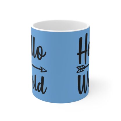 Hello World Mug, Personalized Coffee Cup, Inspirational Gift, Cute Kitchen Decor, Affirmation Mug, Gift for New Parents - Image 2