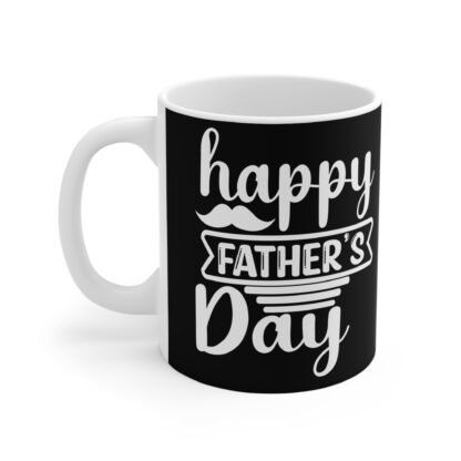 Father's Day Mug, Happy Father's Day Coffee Cup, Gift for Dad, Personalized Drinkware, 11oz Ceramic Mug - Image 3