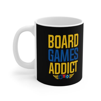 Board Games Addict Mug - Perfect Gift for Gamers, Coffee Lovers, Birthday, Housewarming, Fun Collectible - Image 3