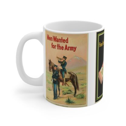 Vintage-Inspired 11oz Coffee Mug, Nostalgic Mug, Retro Tea Cup, Gift for History Buffs, Collectible Drinkware - Image 3