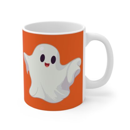 Spooky Ghost Mug - Cute Halloween Coffee Cup, Perfect for Fall Decor, Trick or Treat Gift, Character Drinkware - Image 4