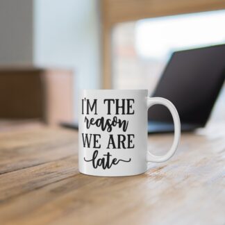 Humorous Coffee Mug for Late Risers, Funny Gift for Friends, Office Mug, Birthday Present, Casual Daily Use