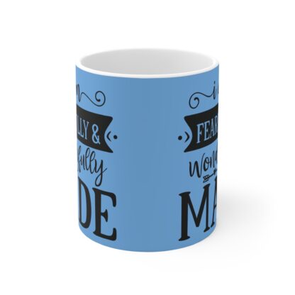 Fearfully & Wonderfully Made Mug, Inspirational Coffee Cup, Faith-Based Gift, Self-Love Mug, Positive Affirmation Drinkware - Image 2