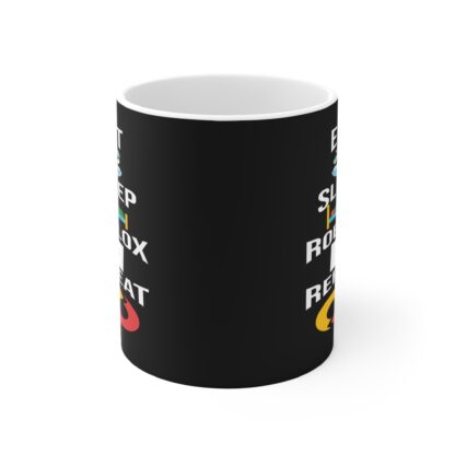 Roblox Gamer Mug - Eat Sleep Roblox Repeat Gift, Gaming Coffee Cup, Funny Mug, Birthday Present for Gamers, Kids, Teens - Image 2