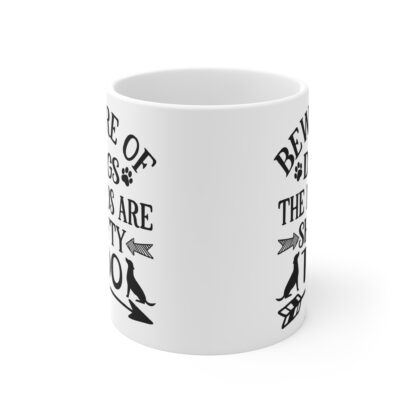 Beware of Dogs Mug The Kids Are Shifty Too | 11oz Mug - Image 2