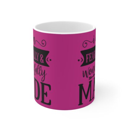 Fearfully & Wonderfully Made Mug, Inspirational Coffee Cup, Faith-Based Gift, Self-Love Mug, Positive Affirmation Drinkware - Image 2