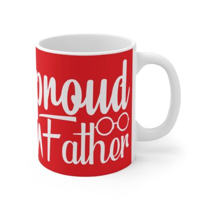 Proud Father Coffee Mug, Gift for Dad, Ceramic Cup for Father's Day, Unique Dad Gift, Father's Appreciation - Image 4