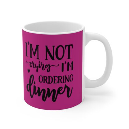 Funny Dinner Mug, Quirky Kitchen Gift, Humor Coffee Cup, Perfect for Food Lovers, Unique Gift Idea - Image 4