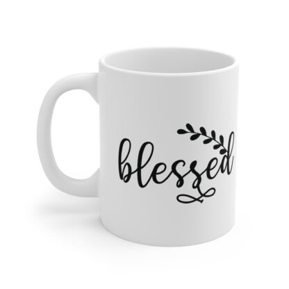 Blessed Coffee Mug, Inspirational Gift, Housewarming Present, Prayer Mug, Faithful Drinkware, Religious Home Decor - Image 3