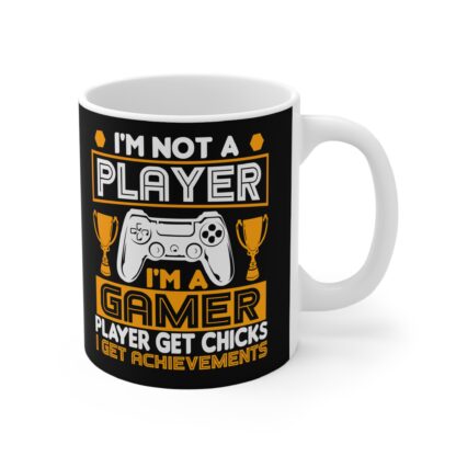 Gamer Mug, Funny Gaming Gifts, 11oz Coffee Cup, Video Game Lover, Birthday Gift for Gamers, Achievement Trophy Design - Image 4